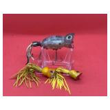 Lot of Vintage Arbogast Hula Popper Fishing Lures