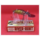 Vintage Heddon Go Deeper River Runt Fishing Lure