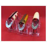 Lot of Vintage Heddon Basser Fishing Lures