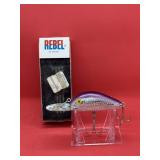 Vintage Rebel Fastback Purple Fishing Lure