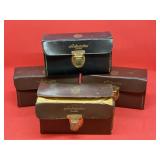 Lot of 4 Ambassadeur Fishing Reel Cases