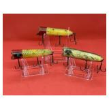 Lot of Vintage Heddon Lucky 13 Fishing Lures