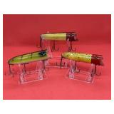 Lot of Vintage Heddon Lucky 13 Fishing Lures
