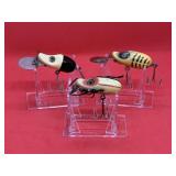 Lot of Vtg Heddon River Runt Spook Fishing Lures