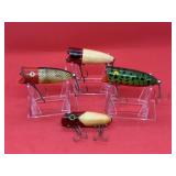 Lot of Vintage Heddon Baby Lucky 13 Fishing Lures