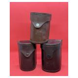 Lot of 3 Pouch/Cases for Fishing Reels