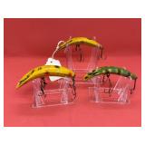 Lot of Vintage Helin Flat Fish Fishing Lures