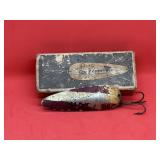 Vintage Lou J Eppinger Dardevle Fishing Spoon Lure