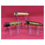 Lot of Vintage Heddon Lucky 13 Fishing Lures