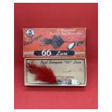 Vintage Paul Bunyan Red Streamer Fishing Lure
