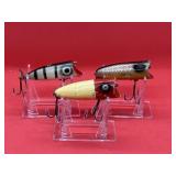 Lot of Vintage Heddon Baby Lucky 13 Fishing Lures