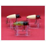 Lot of Vintage Heddon Baby Lucky 13 Fishing Lures