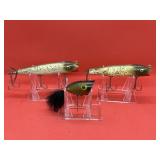 Lot of Vintage Creek Chub Fishing Lures