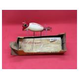 Vintage Arbogast Hula Popper Fishing Lure