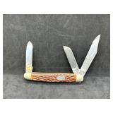 Vintage 3 Blade Stockman Knife