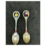 Lot of Vintage Souvenir Spoons