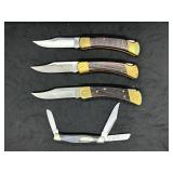 Lot of Assorted Buck Knives