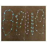 Lot of Coin Pearl Necklaces