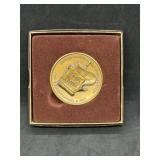 1987 Bronze Freemasonry Medal