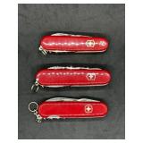 Lot of Victorinox Swiss Army Knives