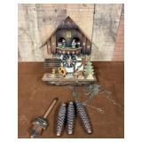 Vintage Black Forest Chalet-Style Cuckoo Clock