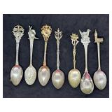 Lot of Vintage Souvenir Spoons