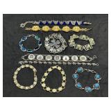 Lot of Vintage Costume Jewelry Bracelets