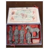 Vtg Qin Dynasty Terracotta Warrior Replica Set