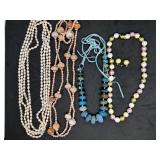 Lot of Assorted Costume Jewelry Beaded Necklaces