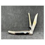 Vintage Imperial Diamond Edge Fish Pocket Knife
