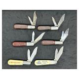 Lot of Assorted Barlow Pocket Knives