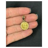 1858 US Indian Head Princess Gold Coin