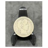 1911 Barber Quarter Dollar