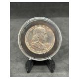 1957 Benjamin Franklin Half Dollar