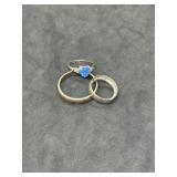 Lot of Various Silver Rings