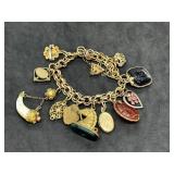 Charm Bracelet with a variety of Charms