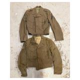 Lot of Vintage US Army Enlisted Mens Ike Jacket