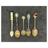 Lot of Vintage Souvenir Spoons