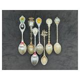 Lot of Vintage Souvenir Spoons