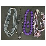 Lot of Assorted Costume Jewelry Beaded Necklaces