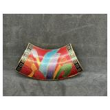 Vintage Cloisonne Enamel Scarf Slide