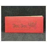 Season's Greetings Card full of 1976 $1 Bills