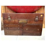 Vintage Wooden Black & Decker Tool Chest