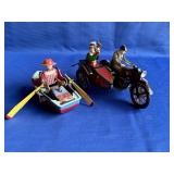 Lot of Wind Up Tin Toys