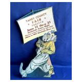 Vintage'Taney County' Cardboard Promo Cut-Out