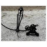 Antique Cast Iron Hay Hook and Trolley