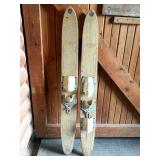 Vintage Nash Riviera Wooden Water Skis