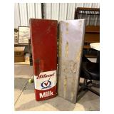 Vintage Hiland Milk Cooler Topper/Doors