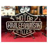 Vintage Harley Davidson Neon