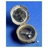 Vintage-Style Brass Pocket Compass